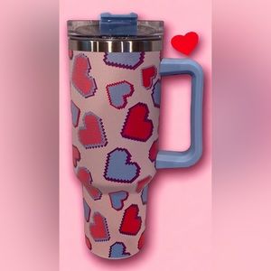 Heart Stainless Steel 40oz Tumbler